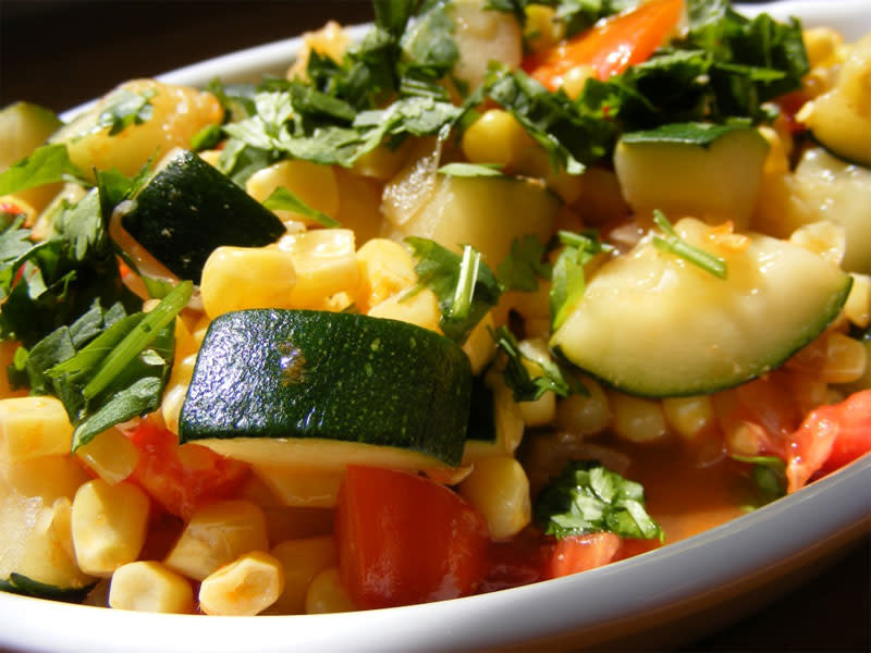 calabacitas con carne de puerco