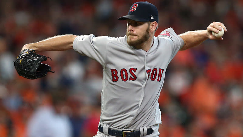 Red Sox ace Chris Sale has no problem welcoming a pitch clock. (AP)