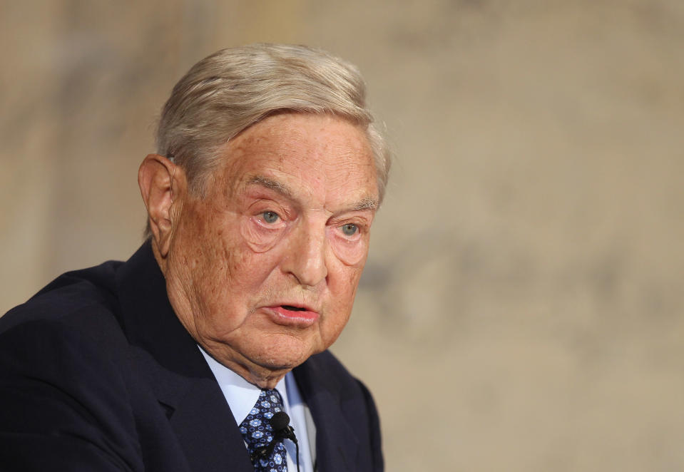 Investor George Soros made over £1 billion in profit by short selling sterling in the months leading up to Black Wednesday (Sean Gallup/Getty Images)