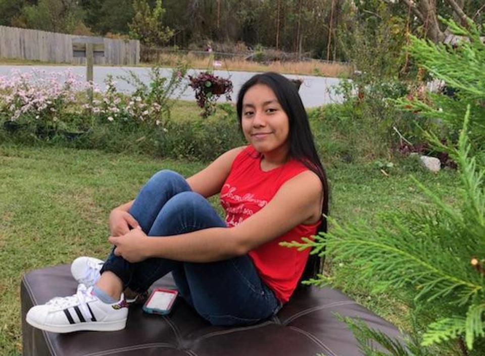 In an undated photo provided by the FBI, Hania Aguilar, 13, before she vanished in Lumberton, N.C.