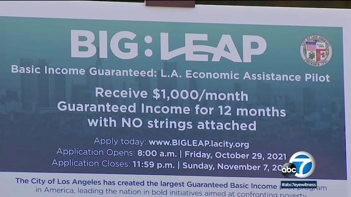 Guaranteed program begins for 1,000 LA County residents