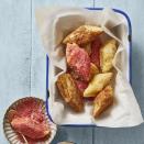 <p>A warm, buttery dessert (or irresistible brunch recipe) is not far away—these only take about 6 minutes to make.</p><p><em><a href="https://www.goodhousekeeping.com/food-recipes/dessert/a34206857/air-fryer-donuts-recipe/" rel="nofollow noopener" target="_blank" data-ylk="slk:Get the recipe for Air Fryer Donuts »;elm:context_link;itc:0;sec:content-canvas" class="link ">Get the recipe for Air Fryer Donuts »</a></em></p>