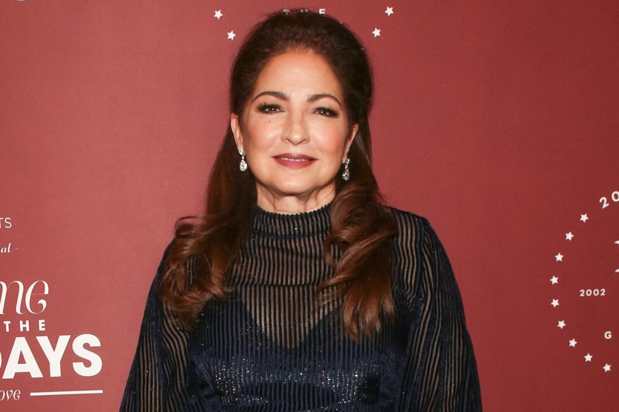 Gloria Estefan attends The Grove's annual Christmas Tree Lighting Ceremony and CBS's 