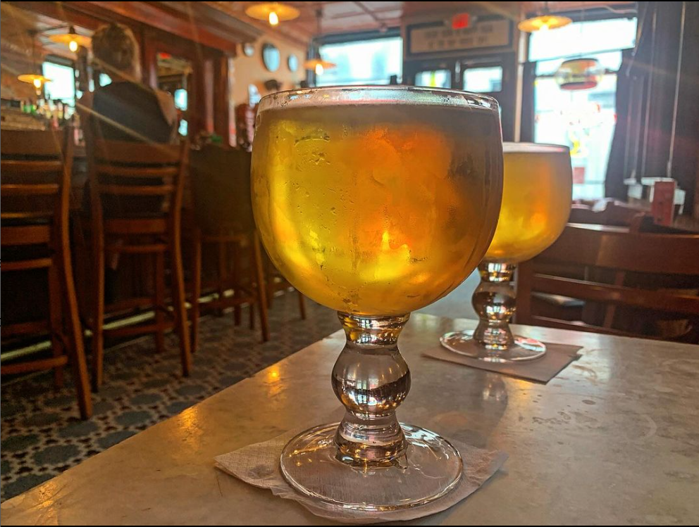 Schooners of Hudy Delight at the Bay Horse Tavern, Downtown.