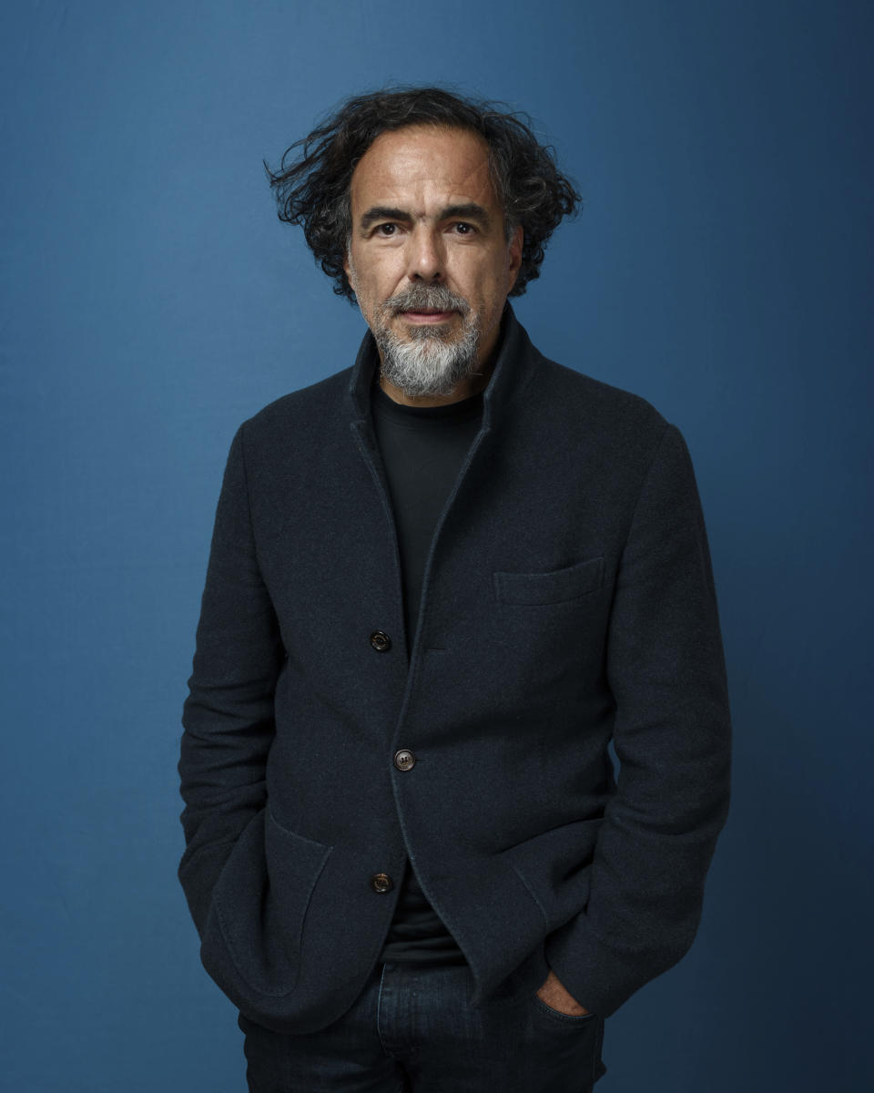 Alejandro González Iñárritu poses for a portrait to promote the film "Bardo, False Chronicle of a Handful of Truths" on Tuesday, Oct. 25, 2022, in New York. (Photo by Christopher Smith/Invision/AP)