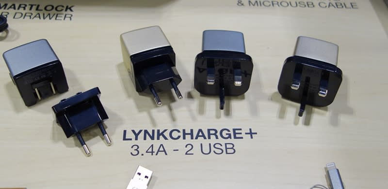 The Gosh LynkCharge + is a adapter with a pair of USB charging ports. Its electrical pins can be swopped out like a travel charger. Get yours today at EpiCentre (Booth 8101) at $39.90!