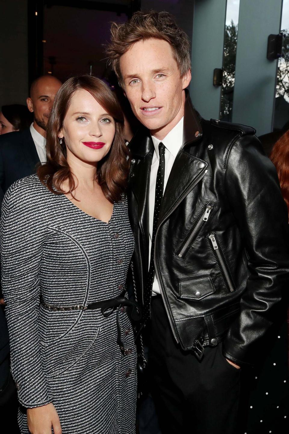 Felicity Jones and Eddie Redmayne