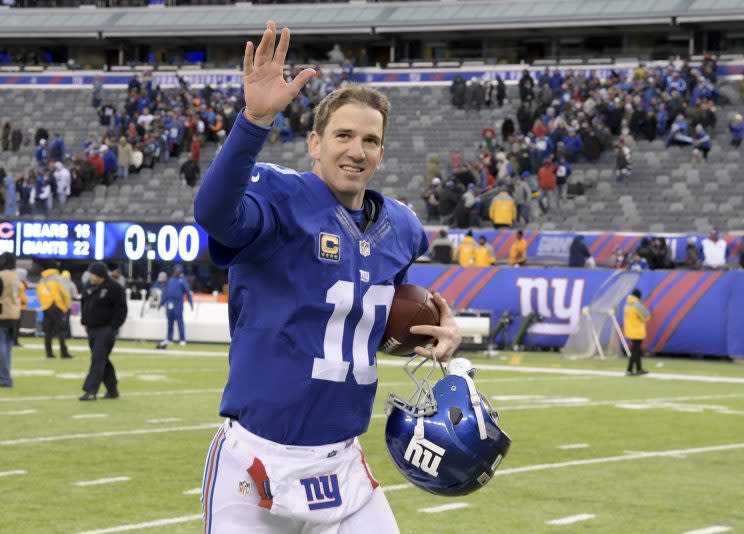 Eli Manning has led the Giants to five straight wins (AP)
