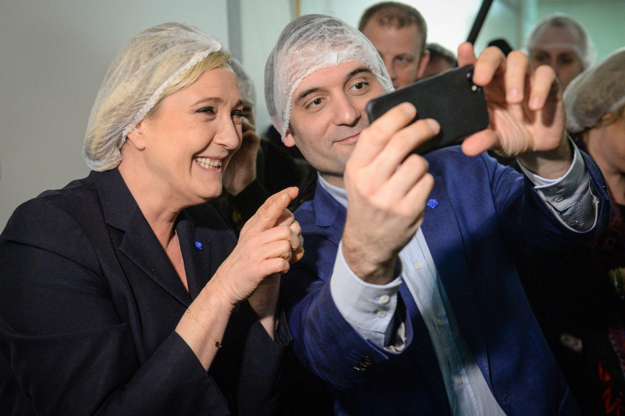 Marine Le Pen et Florian Philippot photographié lors de la campagne présidentielle de 2017 (Illustration)