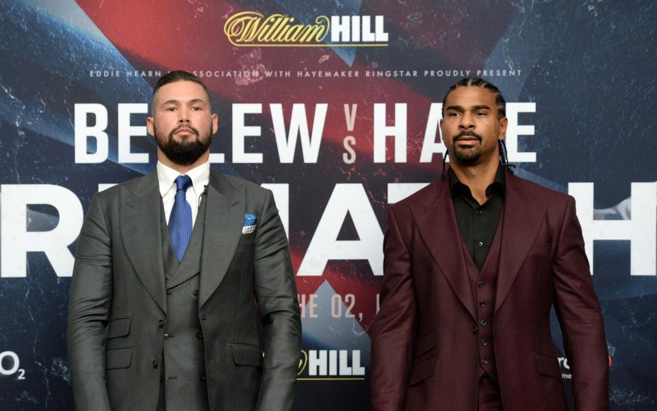 David Haye says defeating Tony Bellew will lead to Muhammad Ali-style comeback