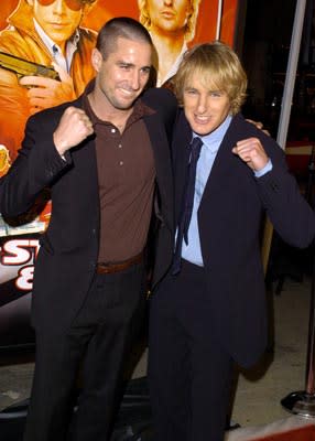 Luke Wilson and Owen Wilson at the LA premiere of Warner Bros.' Starsky & Hutch