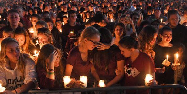 Thousands attended a memorial for the Parkland victims.