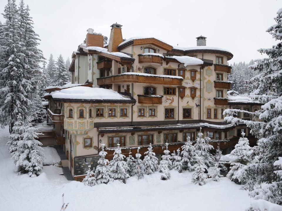 Les Airelles Hotel and Palace, which is located in the Courchevel 1850 ski resort in France.