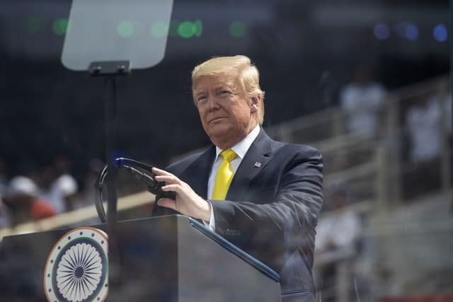 India Namaste Trump