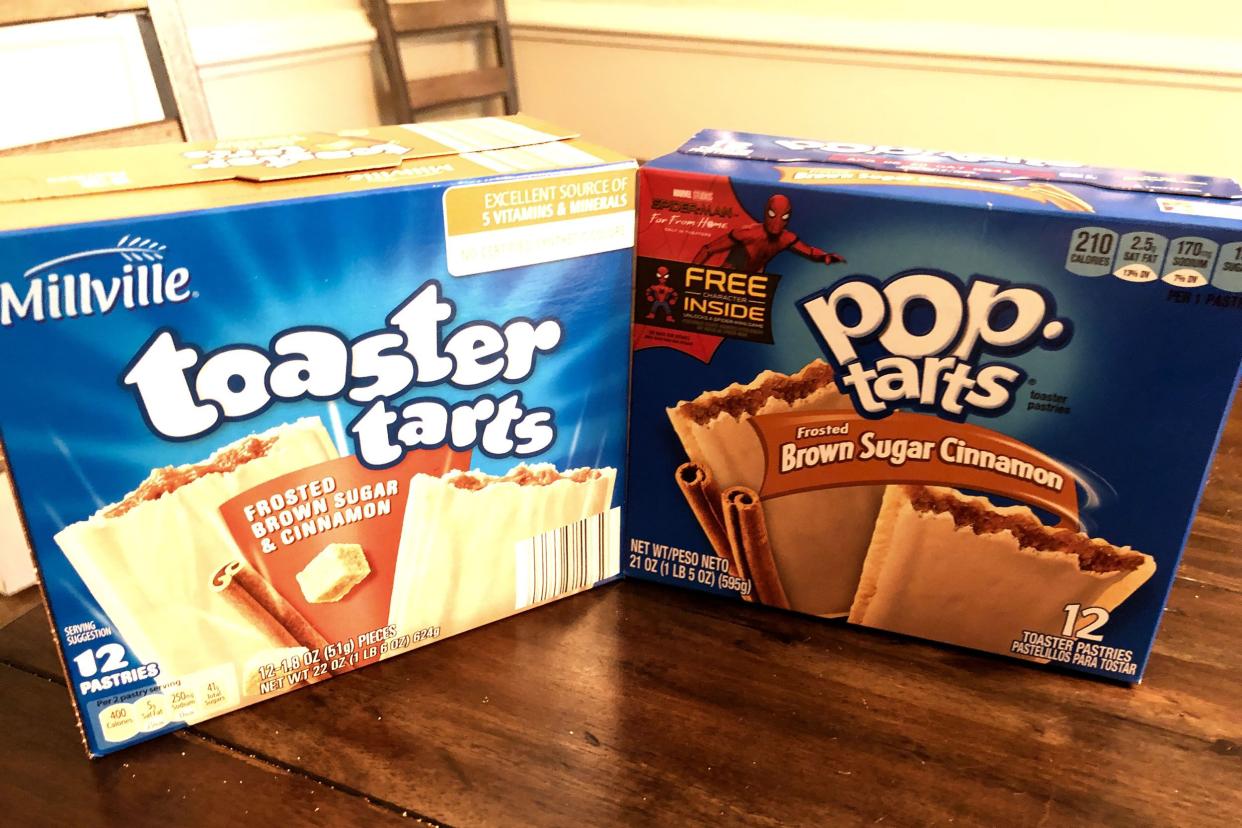 aldi brand toaster pastries and pop-tarts