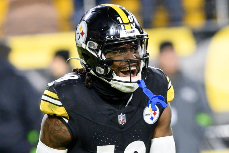 Pittsburgh Steelers pass catcher Diontae Johnson is the No. 15 player in my Week 16 wide receiver rankings. File Photo by Archie Carpenter/UPI