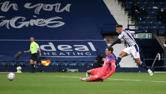 Callum Robinson fired West Brom into a 2-0 lead