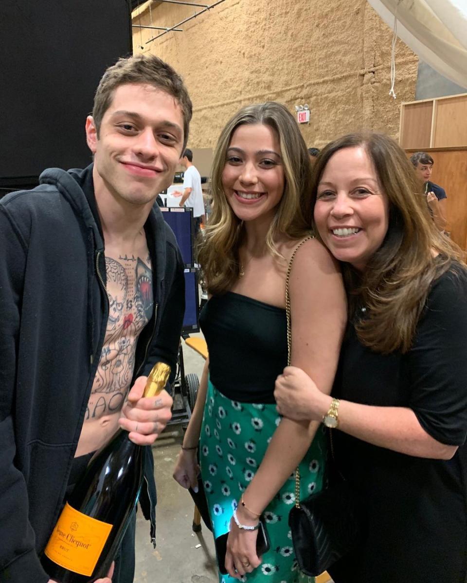 Pete Davidson always talks about his mom: The funnyman has never been shy about how close he is with his mother. In fact, Pete admittedly lived in Amy's basement for years despite having the financial means to move out. 