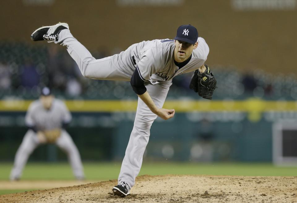 Former Yankees pitcher Chris Martin is back in the majors. (AP Photo)