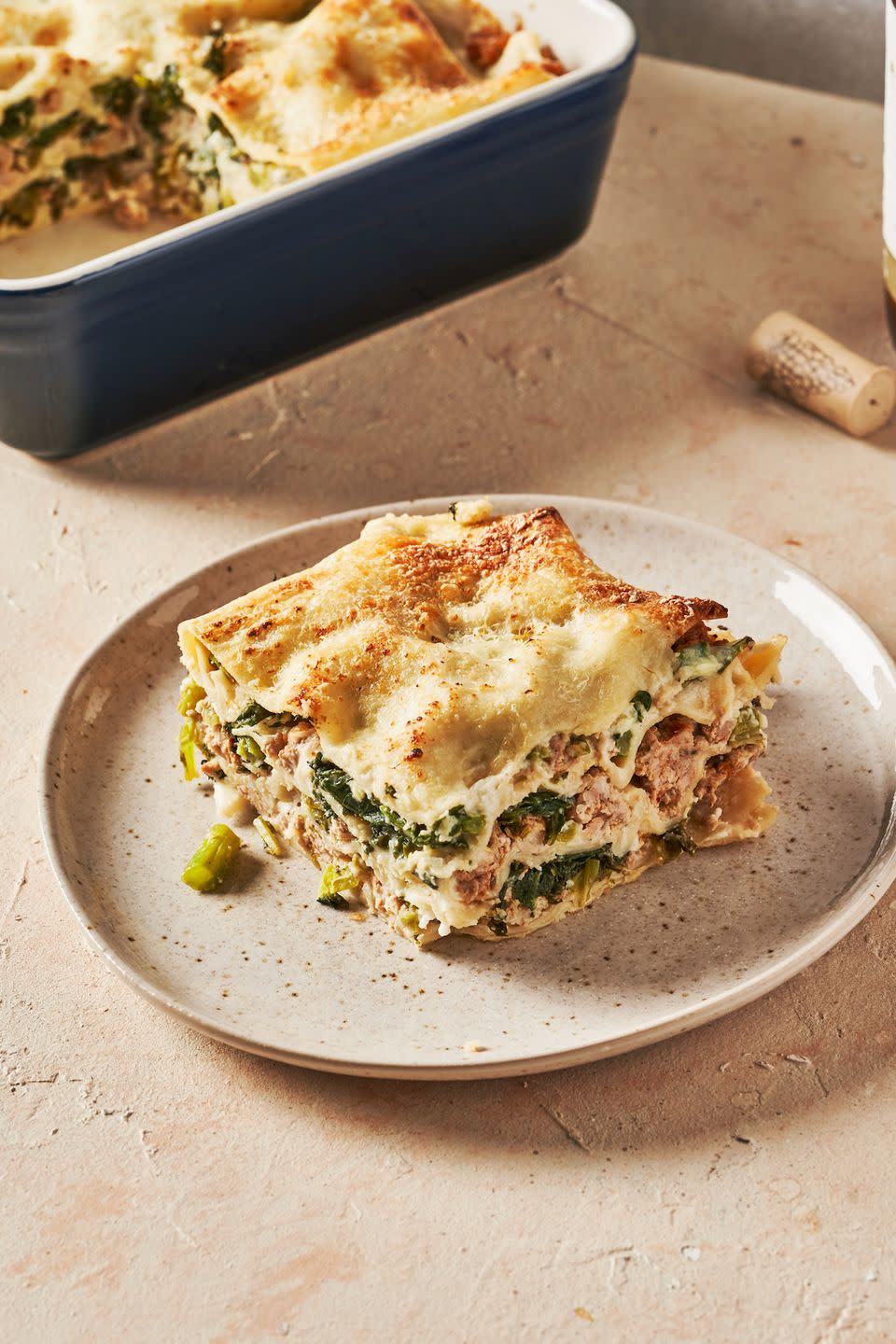 sausage broccoli rabe lasagna