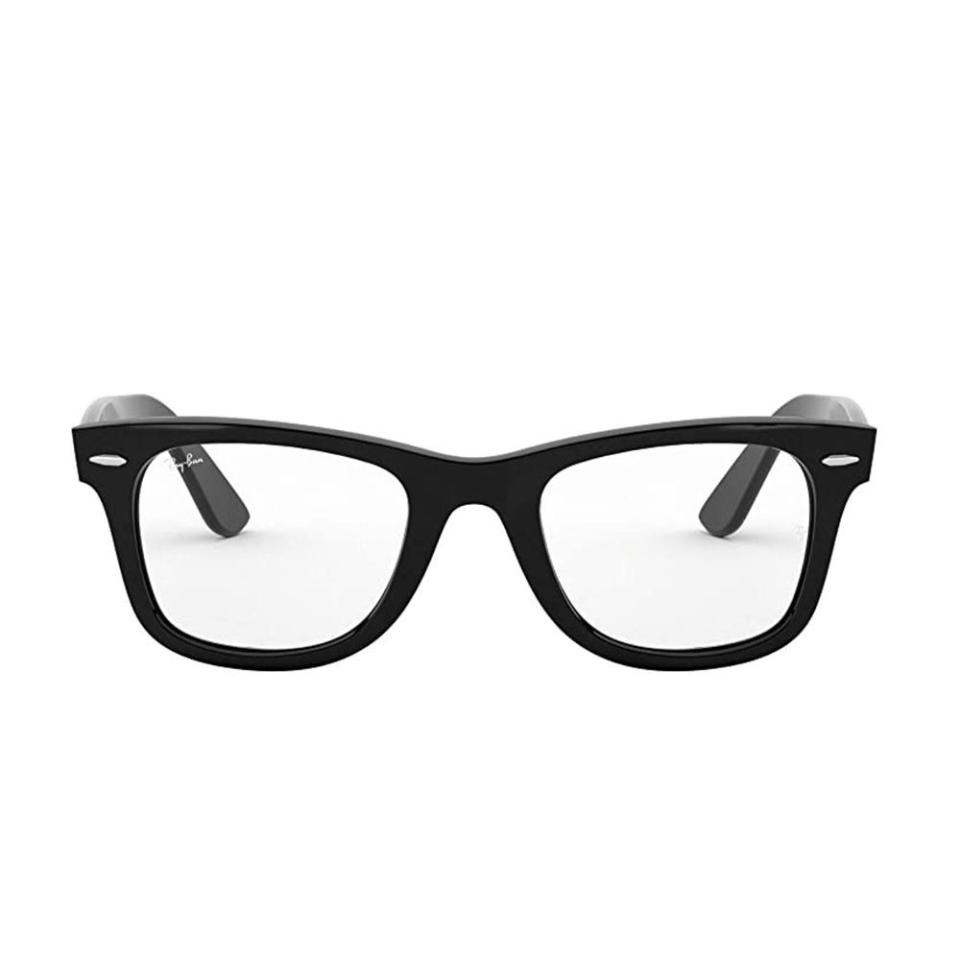 1) Ray-Ban RX4340V Wayfarer Prescription Eyeglass Frames