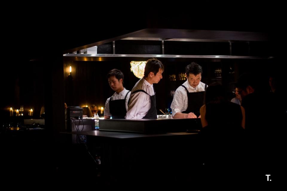 Chefs at Honto.