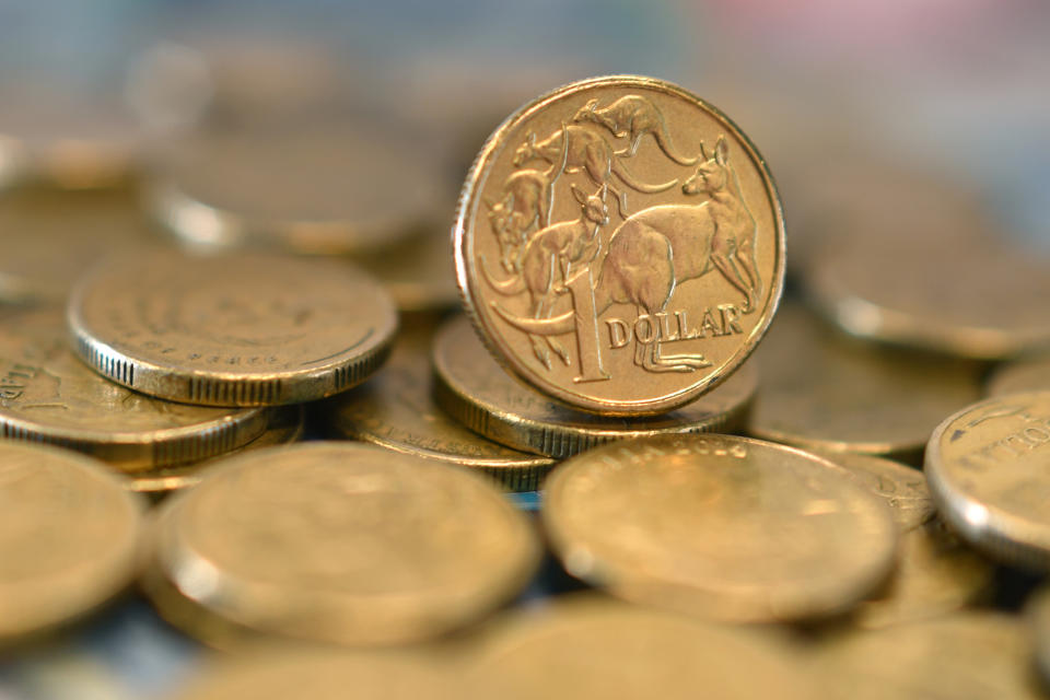 The Australian dollar is under pressure