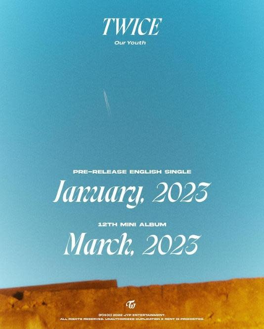 TWICE將會於2023年春天推出新專輯。（圖／翻攝自IG＠twicetagram）