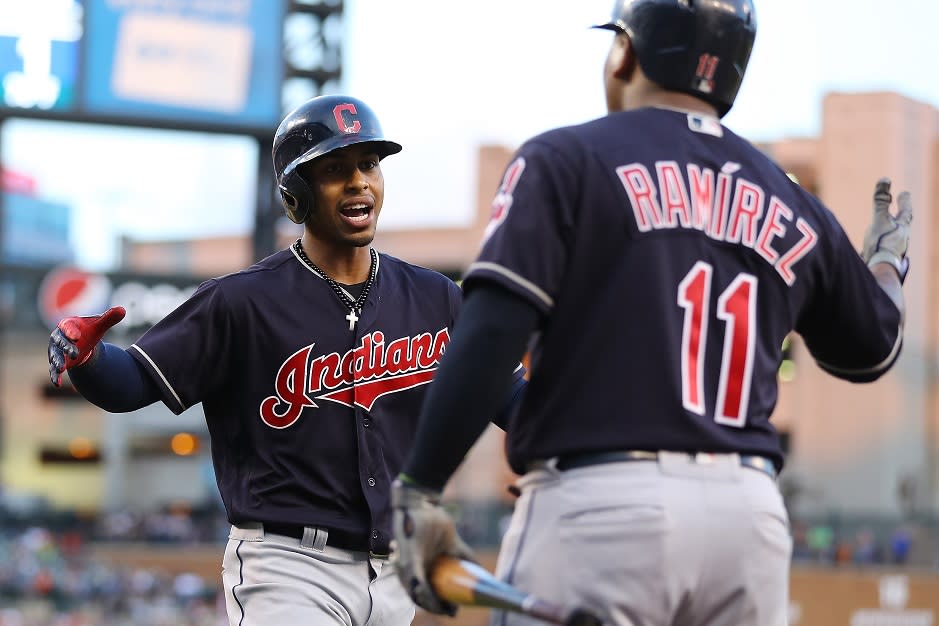 Francisco Lindor (left) and Jose Ramirez have produced MVP caliber seasons to help the Indians remain dominant in the AL Central. (Getty Images)