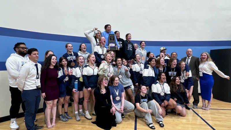 Westlake High School’s girls wrestling team finished first in the 6A Divisional A state-qualifying meet on its home floor on Thursday.