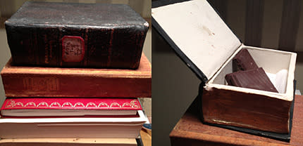 A book that doubles as a chocolate safe