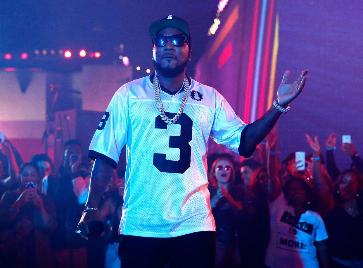 LOS ANGELES, CA - NOVEMBER 03: Rapper Jeezy performs onstage at MTV's 'Wonderland' LIVE Show on November 3, 2016 in Los Angeles, California. (Photo by Mark Davis/Getty Images for MTV)