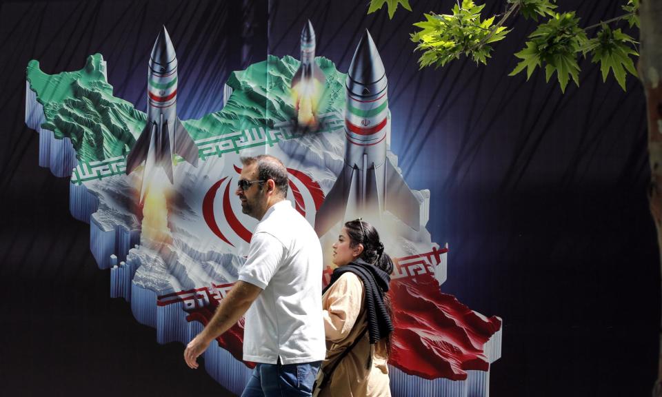 <span>The Bank said the recent fall in commodity prices had been levelling off even before the recent missile strikes by Iran and Israel.</span><span>Photograph: Abedin Taherkenareh/EPA</span>