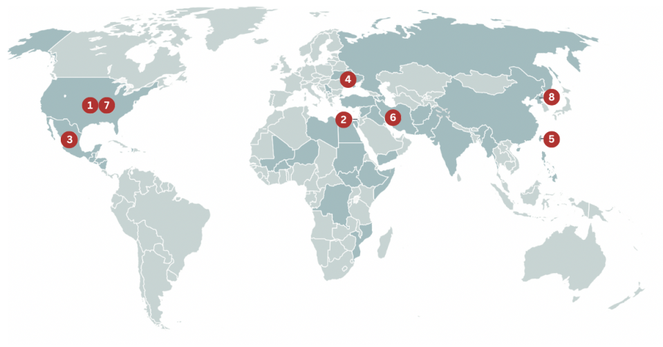 Map courtesy of Council on Foreign Relations. Numbers courtesy of my just-above-mediocre Photoshop skills.