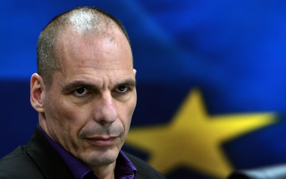 Greek Finance Minister Yanis Varoufakis - This content is subject to copyright.