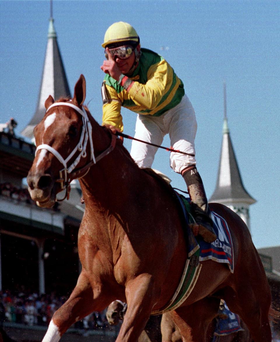 <p>Charismatic (1996-2017): Won the Kentucky Derby and Preakness Stakes in 1999. </p>