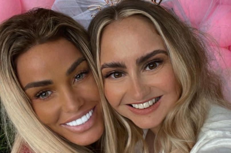 WARNING TAKEN FROM INSTAGRAM
public page of : 
Katie Price hen do with sister Sophie


https://www.instagram.com/p/Ce9ExeFsGrm/?hl=en