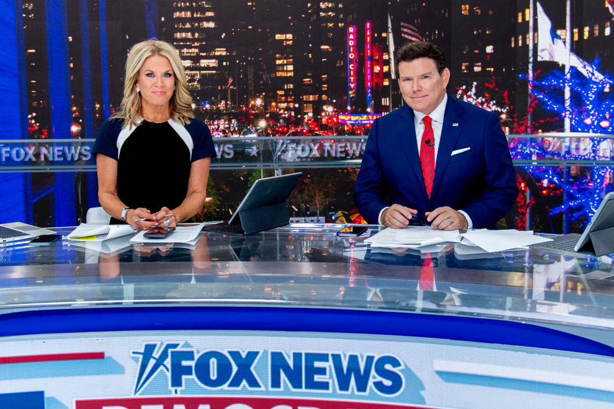 Martha MacCallum and Bret Baier host FOX News Channel's 