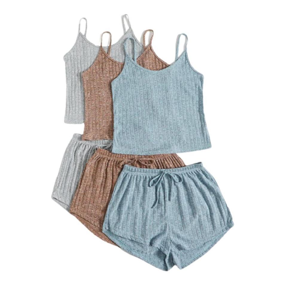 15) Rib Knit Lounge Set (Pack of 3)