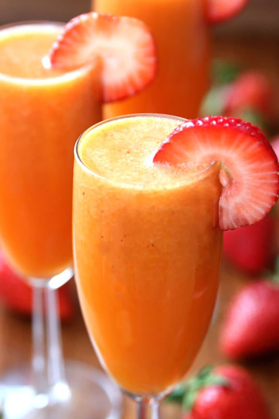 Strawberry Mango Mimosas