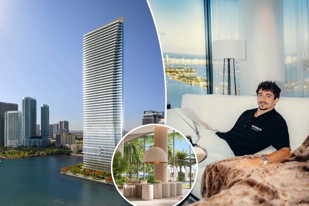 Race car champ Charles Leclerc's is buying a Miami skypad at the Edition in Edgewater.