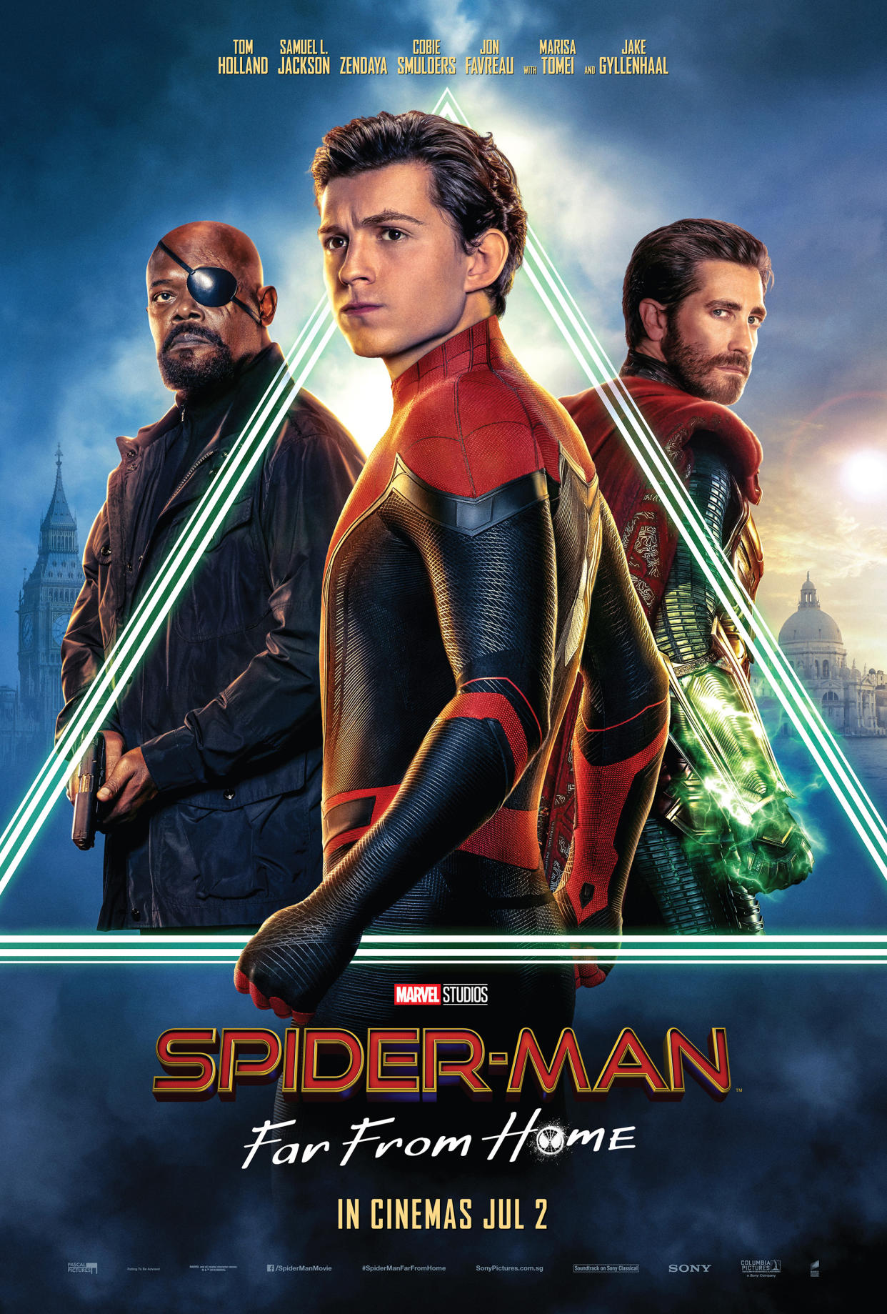 'Spider-man: Far From Home' keyart. (PHOTO: Sony Pictures)