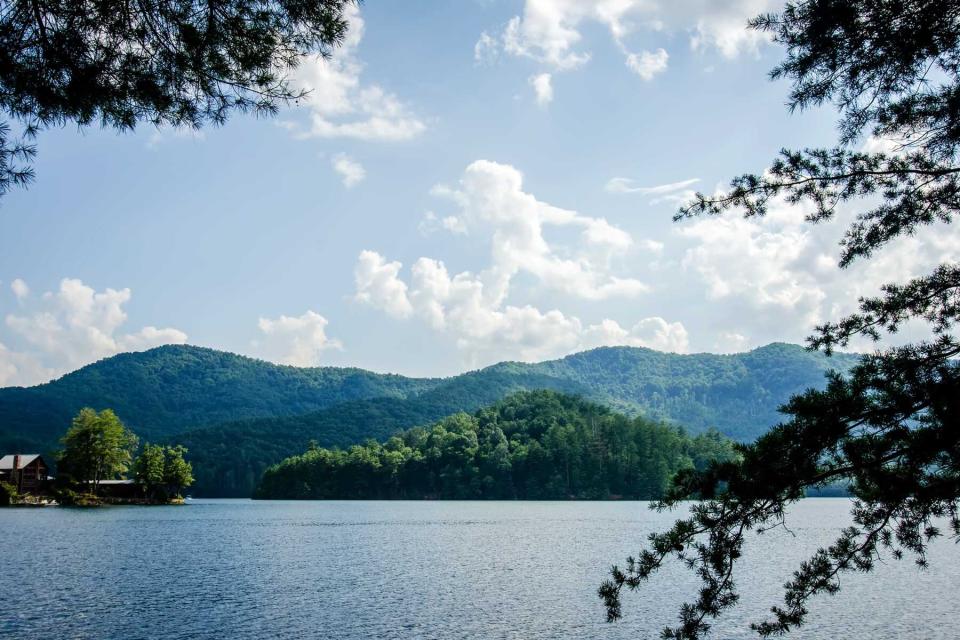 Lake Santeetlah in Great Smoky Mountains, North Carolina