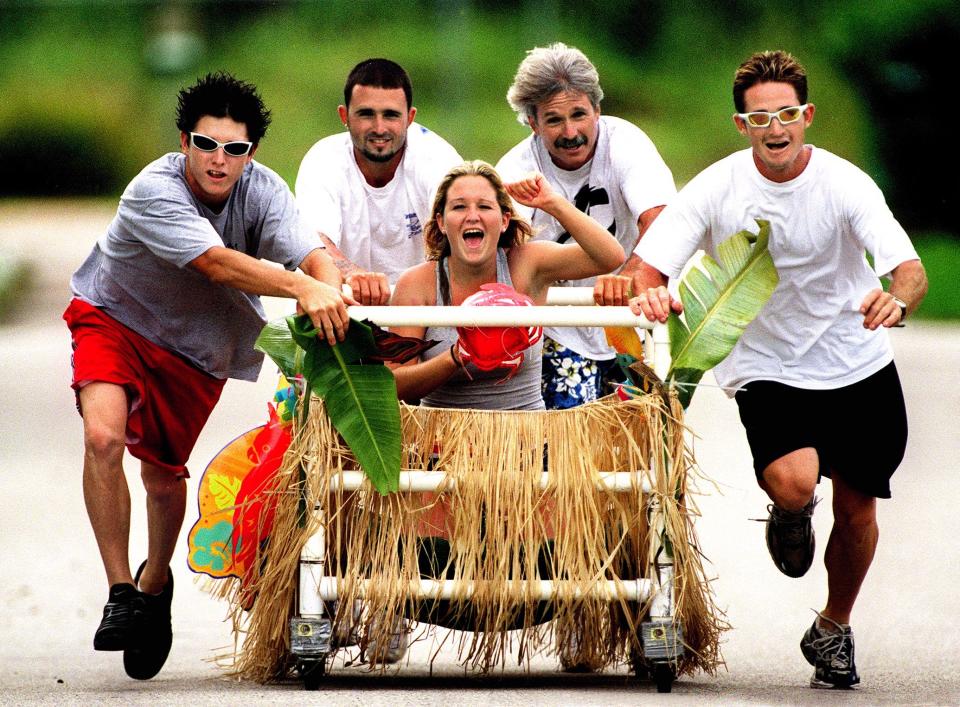 The annual Delray Bed Race in downtown Delray Beach is back and will take place Saturday, Oct. 7. It will feature 16, five-person teams racing down SE Second Avenue for bragging rights and glory.