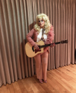 <p>Well, hello, Dolly! The singer paid tribute to one of her idols, dressing country and completing the look with a blond wig, a guitar, and Dolly’s famous ample cleavage. “The effortless queen of song, Dolly Parton!” she wrote. “We love you! We wish We could possess an ounce of your ability. You were the hero of our night! A hero of my life. I’ll always love you.” (Photo: <a rel="nofollow noopener" href="https://www.instagram.com/p/BekmeKplBZW/?taken-by=adele" target="_blank" data-ylk="slk:Adele via Instagram;elm:context_link;itc:0;sec:content-canvas" class="link ">Adele via Instagram</a>) </p>