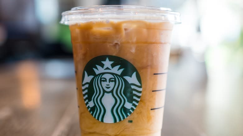 Iced Starbucks coffee drink