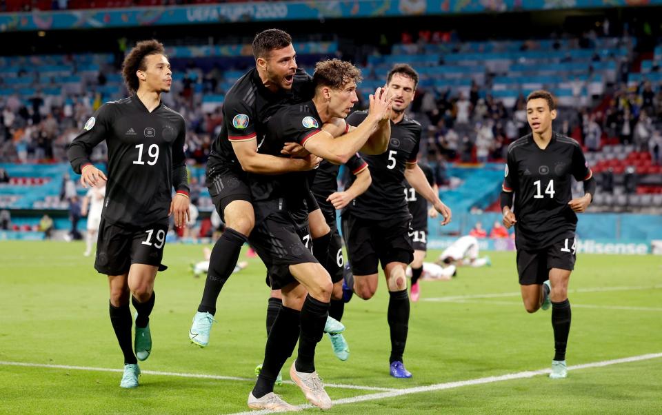 Leon Goretzka rescues Germany with dramatic late equaliser to set up last-16 clash with England - GETTY IMAGES