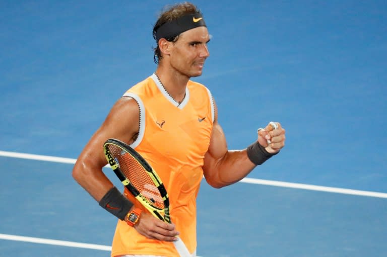 Spain's Rafael Nadal, pictured January 16, 2019, says he has plenty of respect for Australian Open opponent Alex de Minaur