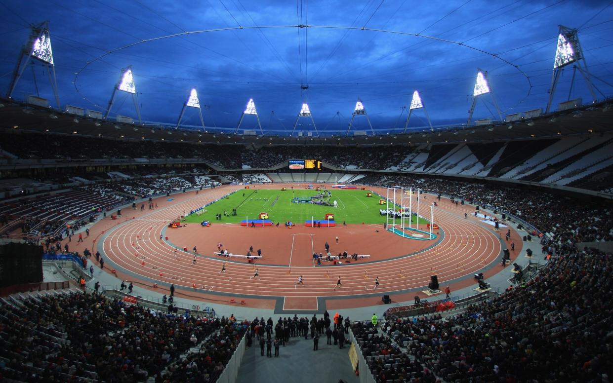 General view of the Olympic Stadium during day two of the BUCS VISA Athletics Championships 2012 LOCOG Test Event for London 2012 at the Olympic Stadium on May 5, 2012 in London, England - Michael Steele/Getty Images