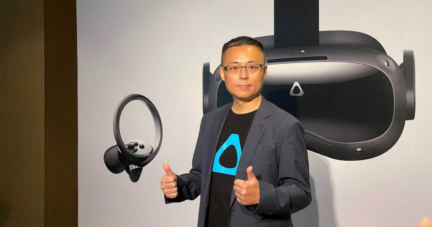 HTC亞太區總經理黃昭穎親自說明該公司VR產品藍圖及市場擘劃。（圖／戴嘉芬攝）